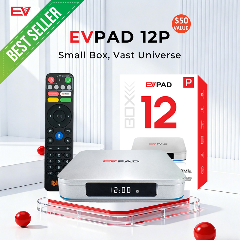 EVPAD 12P Android TV Box 2026 – Compact 8K Smart Streaming & Home ...